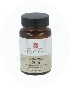 Zinkorotat Kapseln Spagyrik 60 Stk. 50 mg