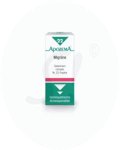 Apozema Tropfen Nr. 22 Migräne 50 ml