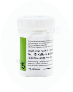 Schüßler Nr. 15 Kalium Jodatum Adler Pharma 250 g D 12