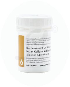 Schüßler Nr. 6 Kalium Sulfuricum Adler Pharma 500 g D 6