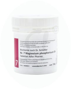 Schüßler Nr. 7 Magnesium Phosphoricum Adler Pharma 1 kg D 6