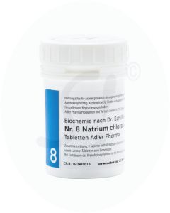 Schüßler Nr. 8 Natrium Chloratum Adler Pharma 500 g D 6