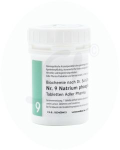 Schüßler Nr. 9 Natrium Phosphoricum Adler Pharma 1 kg D 6