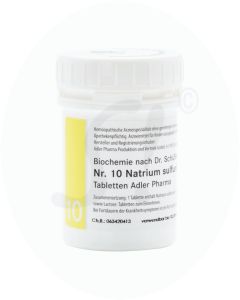 Schüßler Nr. 10 Natrium Sulfuricum Adler Pharma 500 g D 6