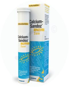 Calcium Sun Brausetabletten 500 mg 20 Stk.