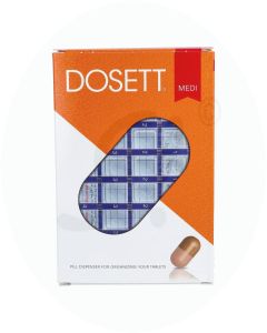 Dosett Medikament Dispenser 1 Stk. blau Medium