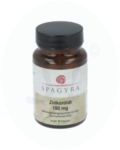 Zinkorotat Kapseln Spagyrik 60 Stk. 180 mg