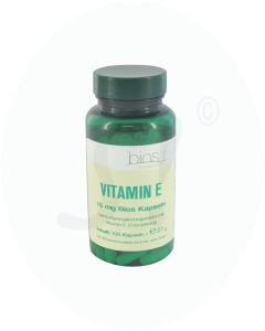 Bios Vitamin E 15 mg Kapseln