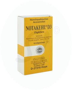 Sanum Kehlbeck Notakehl D 3 Suppositorium (Zäpfchen)