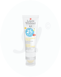 Louis Widmer Kids Hautschutz Creme LSF 25 mit Lippenpflege Stift LSF 50 - 25 ml