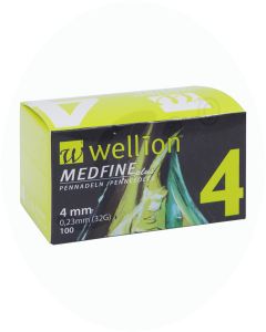 Wellion Medfine Pennad 4mm 100 Stk.