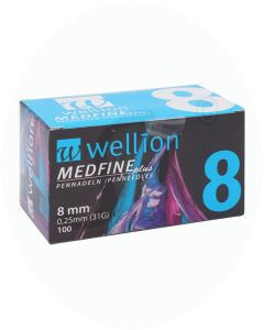 Wellion Medfine Pennad 8mm 100 Stk.