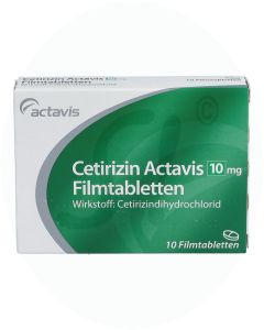 Cetirizin Actavis 10 mg Filmtabletten 10 Stk. 