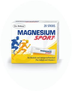 Dr. Böhm Magnesium Sport Sticks 20 Stk.