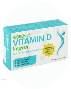 Biobene Vitamin D Vegan Kapseln 60 Stk.