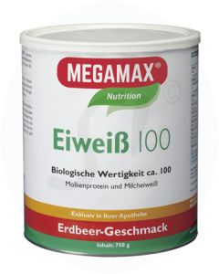 Megamax Milch+Molke Eiweiß Erdbeer 750 g