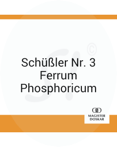 Schüßler Nr. 3 Ferrum Phosphoricum Doskar 400 Stk. D 12 Tabletten