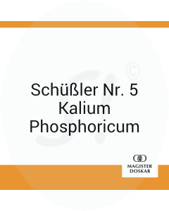 Schüßler Nr. 5 Kalium Phosphoricum Doskar 400 Stk. D 6 Tabletten