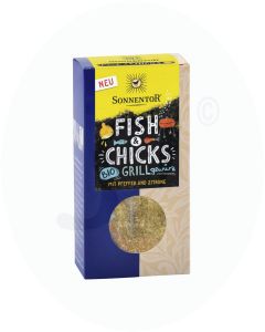 Sonnentor Fish & Chicks Grillgewürz Packung 55 g BIO