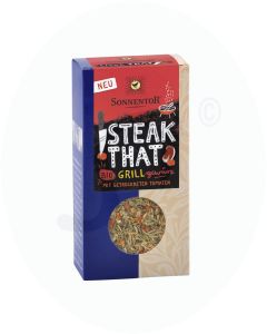 Sonnentor Steak That Grillgewürz Packung 50 g BIO