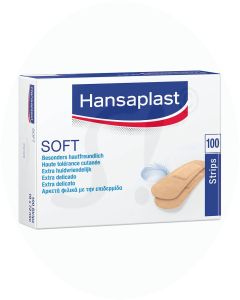 Hansaplast Soft Strips Pflaster 1,9 cm x 7,2 cm 100 Stk.