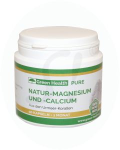 Green Health Natur-Magnesium und -Calcium Kapseln 90 Stk. (Rezeptfrei)