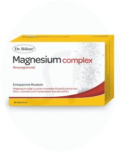 Dr. Böhm Magnesium complex Brausegranulat 28 Stk.