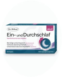 Dr. Böhm Ein- und Durchschlaf akut 30 Stk.