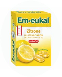 Em-Eukal Bonbons Zitrone zuckerfrei Box 50 g 