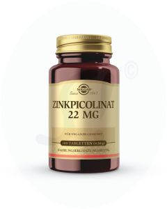 Solgar Zinkpicolinat 22 mg Tabletten 100 Stk.