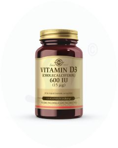 Solgar Vitamin D3 (Cholecalciferol) 600 IU (15 μg) Kapseln 120 Stk.