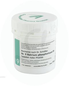 Schüßler Tabletten Nr. 9 Natrium Phosphoricum D 6 Adler Pharma 250 g