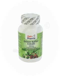 ZeinPharma Grüner Kaffee Extrakt 450 mg Kapseln 90 Stk.