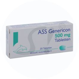 ASS Genericon Tabletten 500 Mg 20 Stk.